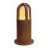 SLV Cone 40 Lampadaires Salon Acier Rouille Rond | Extérieur - IP54 - Convient pour 1x E27 