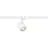 SLV Spot Sur Rail Enola C 3 Phases  Aluminium Whit Rondee 11W 1040lm 55D - 830 Blanc Chaud