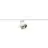 SLV Spot Sur Rail Spot Kalu Rail Monophasé Aluminium Blanc | Convient pour 1x GU10 (AR111) 