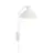Nordlux Ellen 20 Applique Murale Métal et Textile Blanc | Convient pour E14