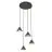 Emibig Suspension Luminaire Elit Acier Noir | Convient pour 4x GX53 - Max 10W