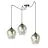 Emibig Suspension Luminaire Level Acier Noir | Convient pour 3x E27 - Max 15W