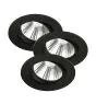 Lot 3x Nordlux Spot Fremont Métal Noir 4.5W 345lm 36D - 827 Blanc Très Chaud | 85mm - IP23- Dimmable