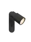SLV Puri 2.0 Aluminium Spot Noir | Convient pour 1x GU10
