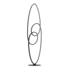 Eglo Lampadaires Salon Gianella Acier Noir 38W 4400lm - 830 Blanc Chaud