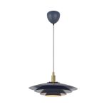 Nordlux Bretagne 38 Pendelarmatuur Metaal Grijs | Geschikt voor 1x G9