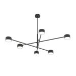 Emibig Plafondlamp Natsu Staal Zwart | Geschikt voor 6x GX53 - Max 12W