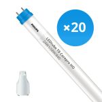 Voordeelpak 20x Philips LED Buis T8 CorePro (EM/Mains) High Output 24W 2700lm - 840 Koel Wit | 150cm - Vervangt 58W