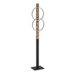 Eglo Vloerlamp Boyal Staal Zwart, Roestig 24W 3400lm - 830 Warm Wit