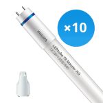 Voordeelpak 10x Philips LED Tube T8 MASTER (EM Mains) High Output 12.5W 2100lm - 840 Koel Wit | 120cm - Vervangt 36W