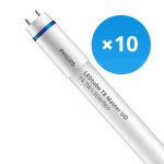 Voordeelpak 10x Philips LED Buis T8 MASTER (EM/Mains) Ultra Output 14.7W 2500lm - 865 Daglicht | 120cm - Vervangt 36W