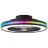 Brilliant Palmero Plafondventilator Kunststof Metaal Zwart 36W 5000lm - 827-865 CCT | 466mm - Afstandsbediening Dimbaar