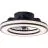Brilliant Mondello Plafondventilator Kunststof Zwart 23W 3100lm - 827-865 CCT | 420mm - Afstandsbediening Dimbaar