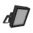 Ledvance LED Floodlight High Mast Aluminium Zwart 470W 70000lm 60D - 757 Koel Wit | IP66 - Symmetrisch - Excl. Driver