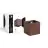D'Lite Wandlamp Nova Aluminium Rust Up & Down 4.9W 480lm - 830 Warm Wit | IP54 - Verstelbare Gradenbundel
