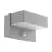 Eglo Wandlamp Azzinano Staal Zilver 5W 700lm - 830 Warm Wit | IP44 - Bewegings- en Lichtsensor