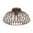 Eglo Plafondlamp Espinal Staal Brons | IP20 - Geschikt voor 1x E27 