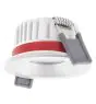 Ledvance LED Spot Fire Rated Aluminium Wit 8W 640lm 36D - 927 Zeer Warm Wit | Zaagmaat 68mm - IP65 - Beste Kleurweergave - Dimbaar