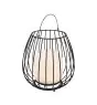 Nordlux Tafellamp Jim To-Go Portable Accu Metaal Zwart 3W 300lm - 827 Zeer Warm Wit | 3-Staps Dimbaar 