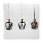 Eglo Hanglamp Empoli Staal Zwart | IP20 - Geschikt voor 3x E27 
