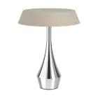 Eglo Tafellamp Turcio Staal Chroom 5W 310lm - 825-830-840 CCT | IP44 - Touch Dimbaar - USB-C
